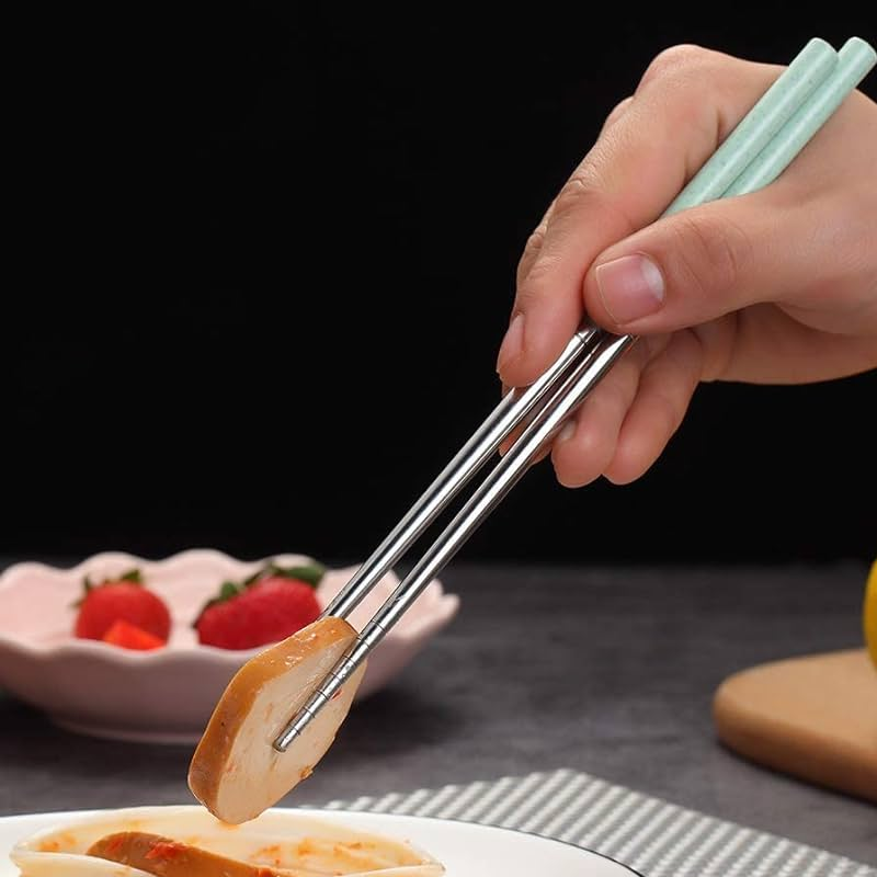 5PCS Korean Stainless Steel Chopstick Set