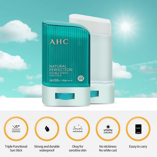 AHC Natural Perfection Double Shield Sun Stick 22g SPF50+ PA ++++