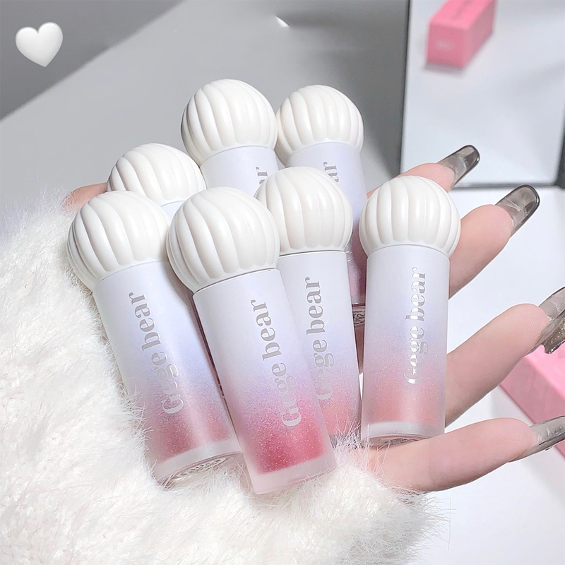 Gege Bear Pure White Angel Matte Velvet Lip Glaze/ Lip Mud Lipstick