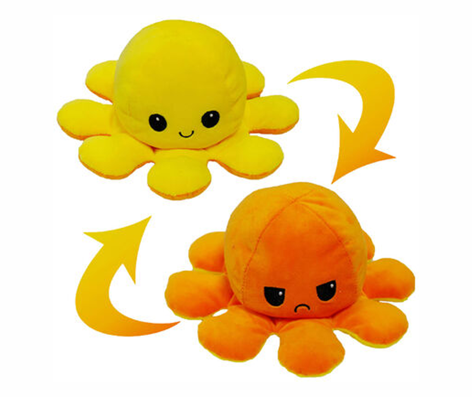 Octoplush: Reversible Moody Octopus Plushie