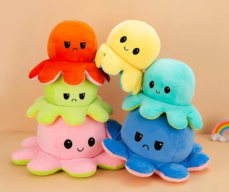 Octoplush: Reversible Moody Octopus Plushie