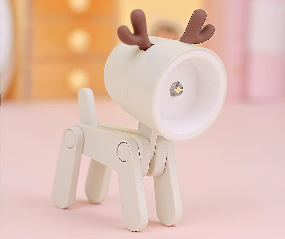 3*2*4 cm  Creative Dog /Deer LED Light Portable Mini Light Lamps