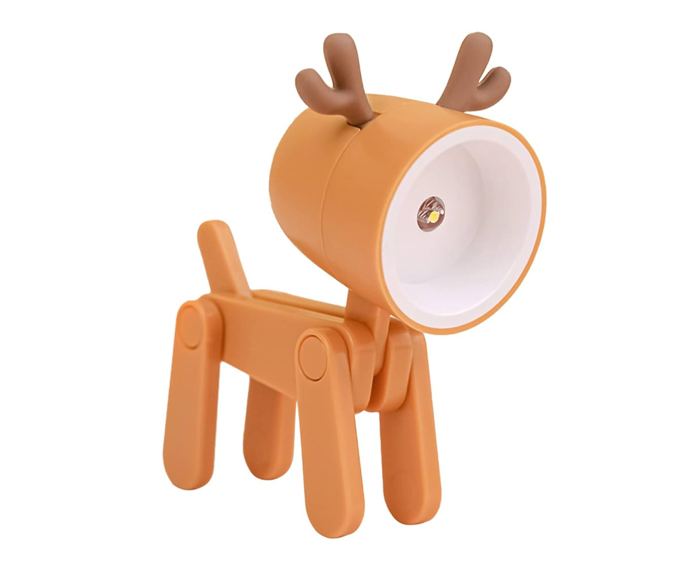 3*2*4 cm  Creative Dog /Deer LED Light Portable Mini Light Lamps