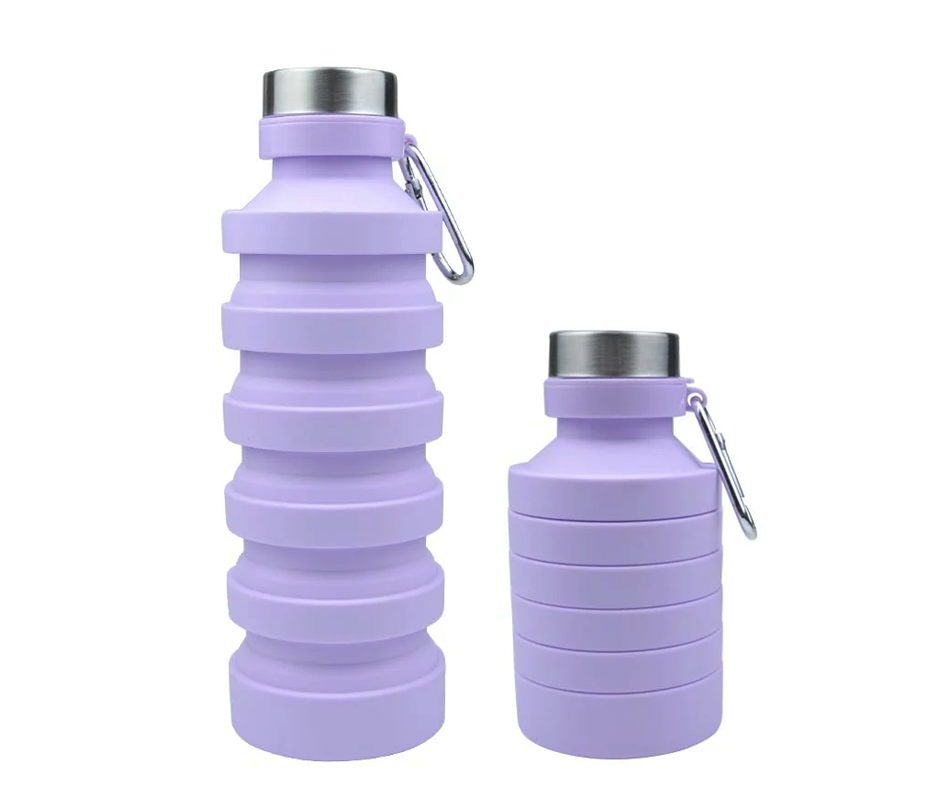 FLEXIBLE COLLAPSIBLE SILICONE WATER BOTTLE - 75e70f-d6