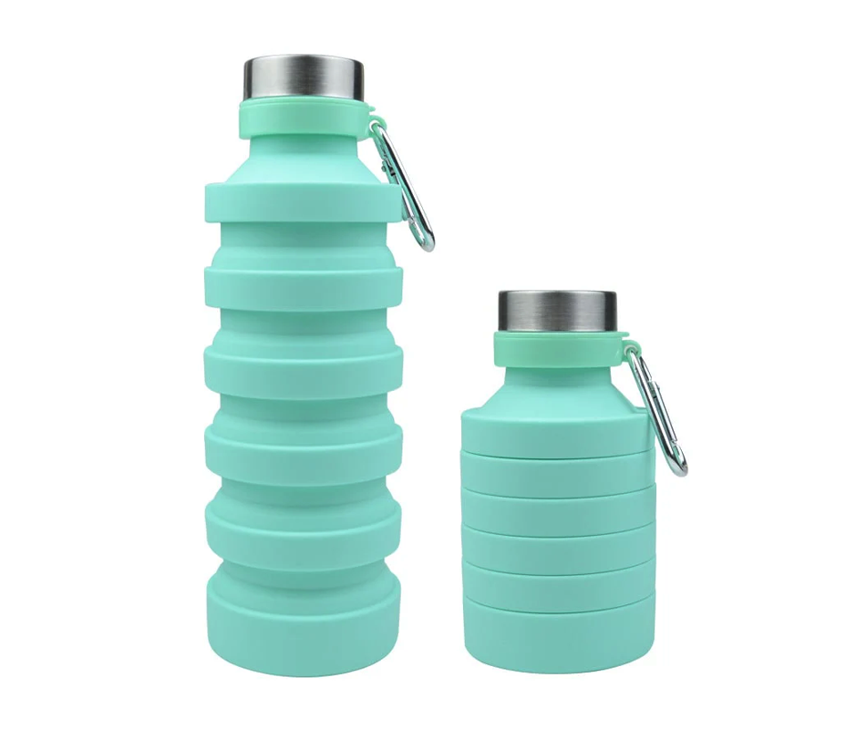 FLEXIBLE COLLAPSIBLE SILICONE WATER BOTTLE - 75e70f-d6