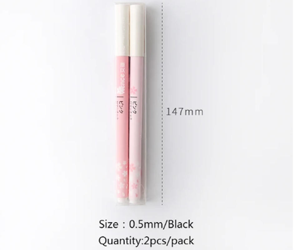 Sakura Pink Mint Green Kawaii Student Writing Gel Pens - 75e70f-d6