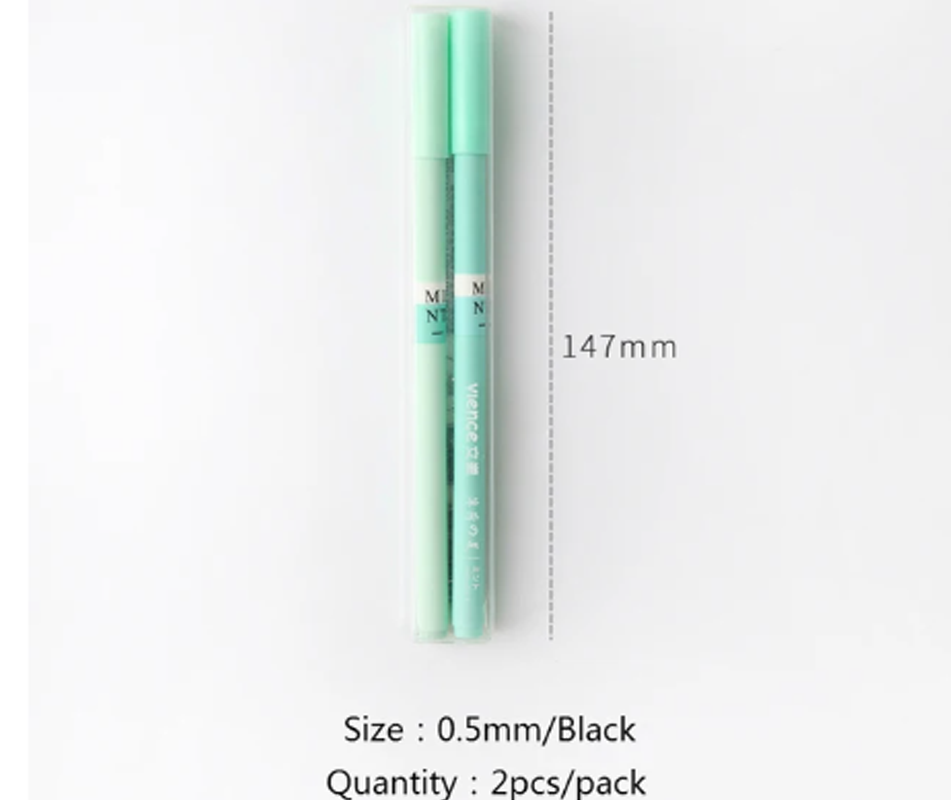 Sakura Pink Mint Green Kawaii Student Writing Gel Pens - 75e70f-d6