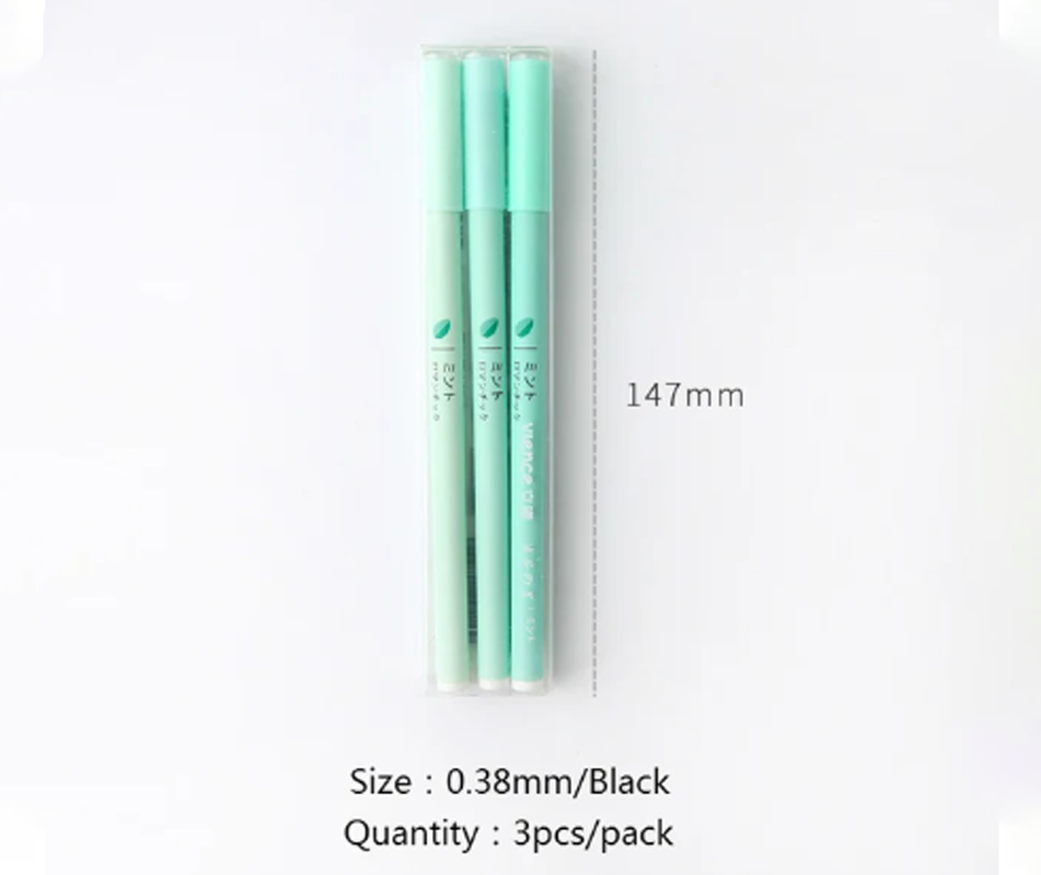 Sakura Pink Mint Green Kawaii Student Writing Gel Pens - 75e70f-d6