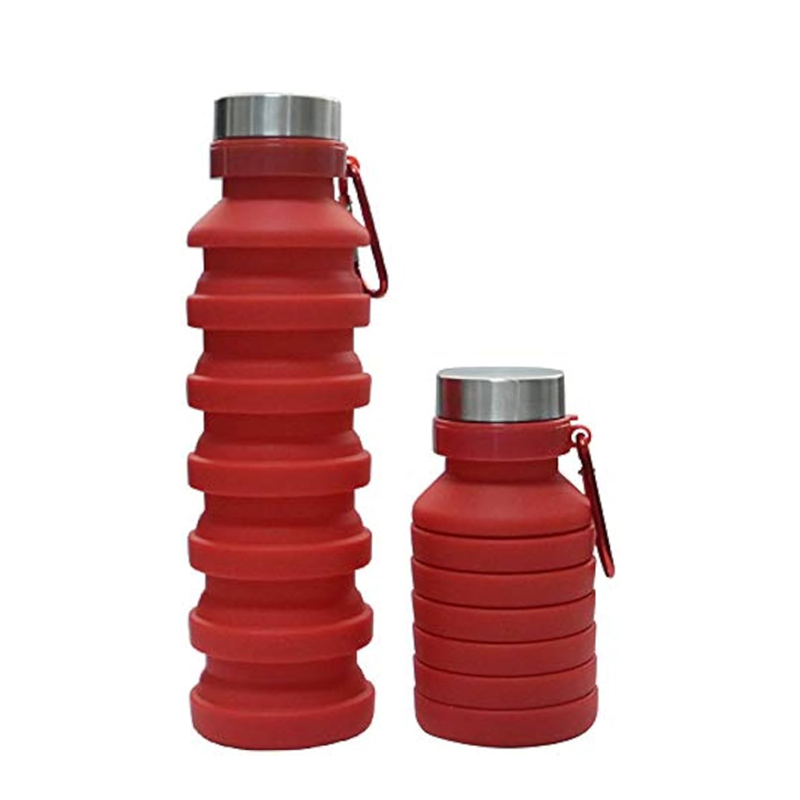 Collapsible Flexible Silicone Water Bottle